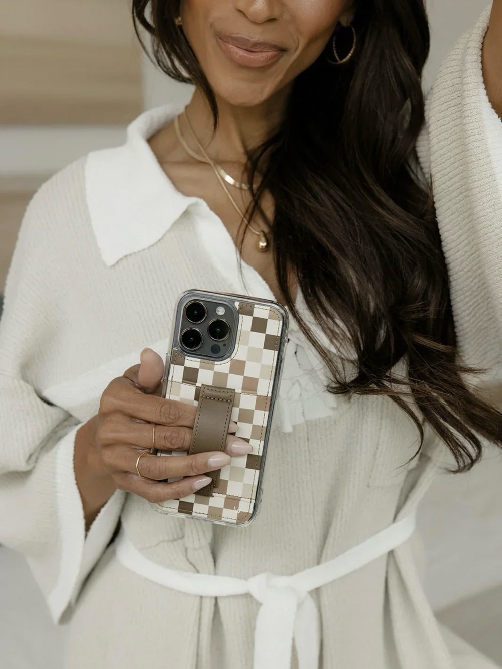 🤎Chocolate Checks•Walli.Case•iphone.16.pro.max•case🤎 - Picture 8 of 12